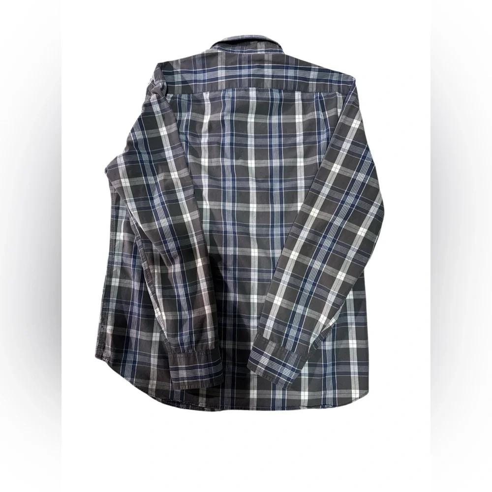 J. Crew Checkered Button Down Shirt In Men's Size L